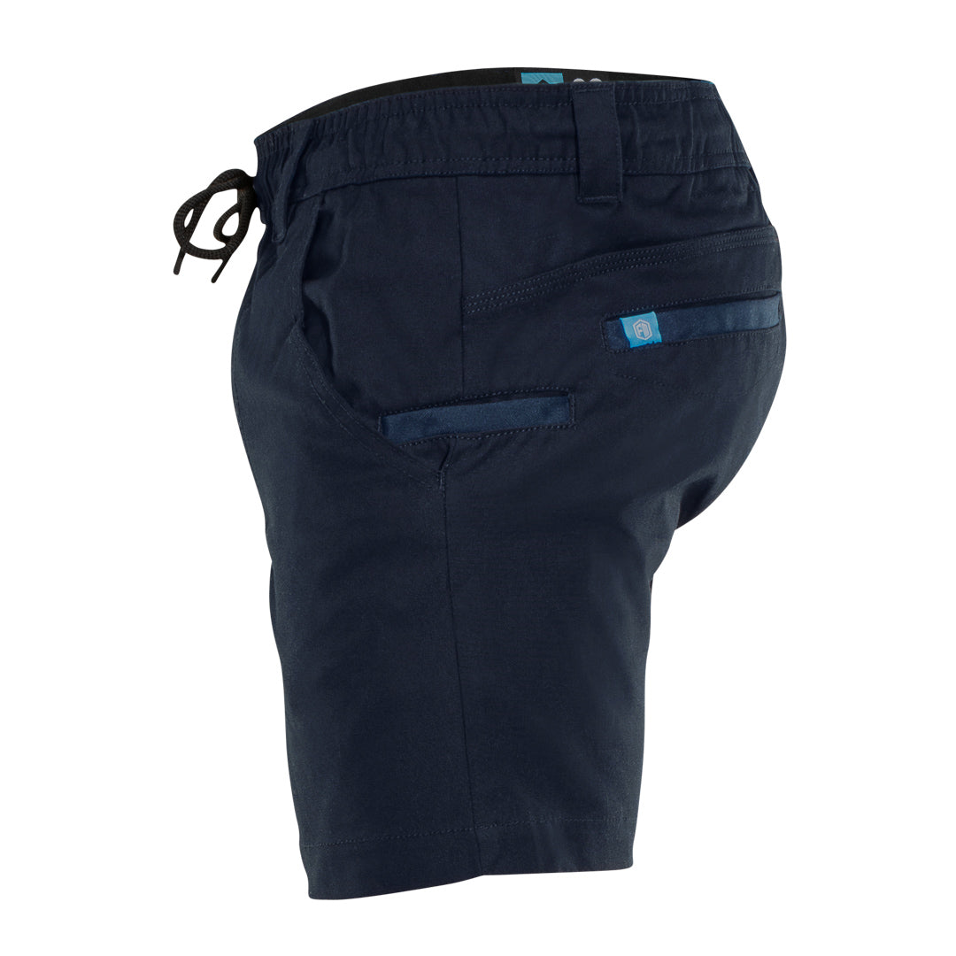 FB3 | Elastic Work Shorts -Navy