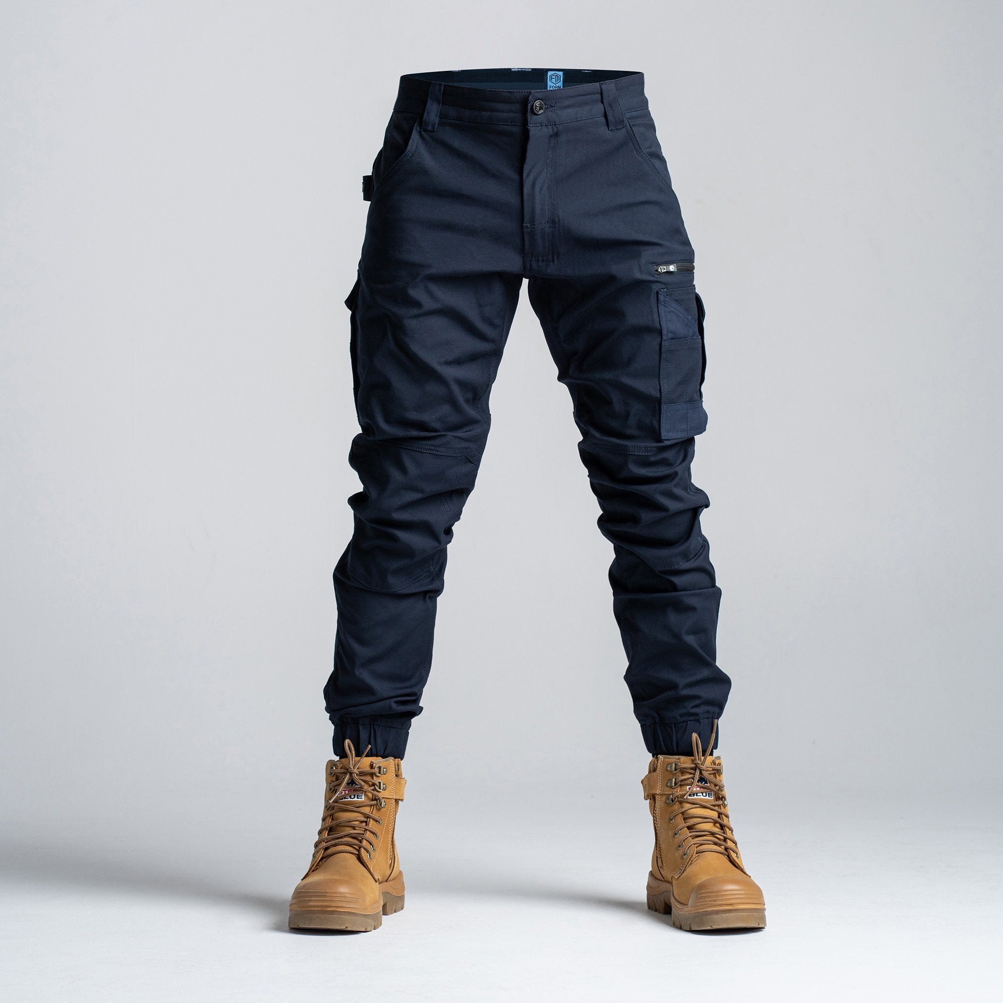 FB1 Navy Work Pants – Heavy-Duty, Durable Built for Tradies