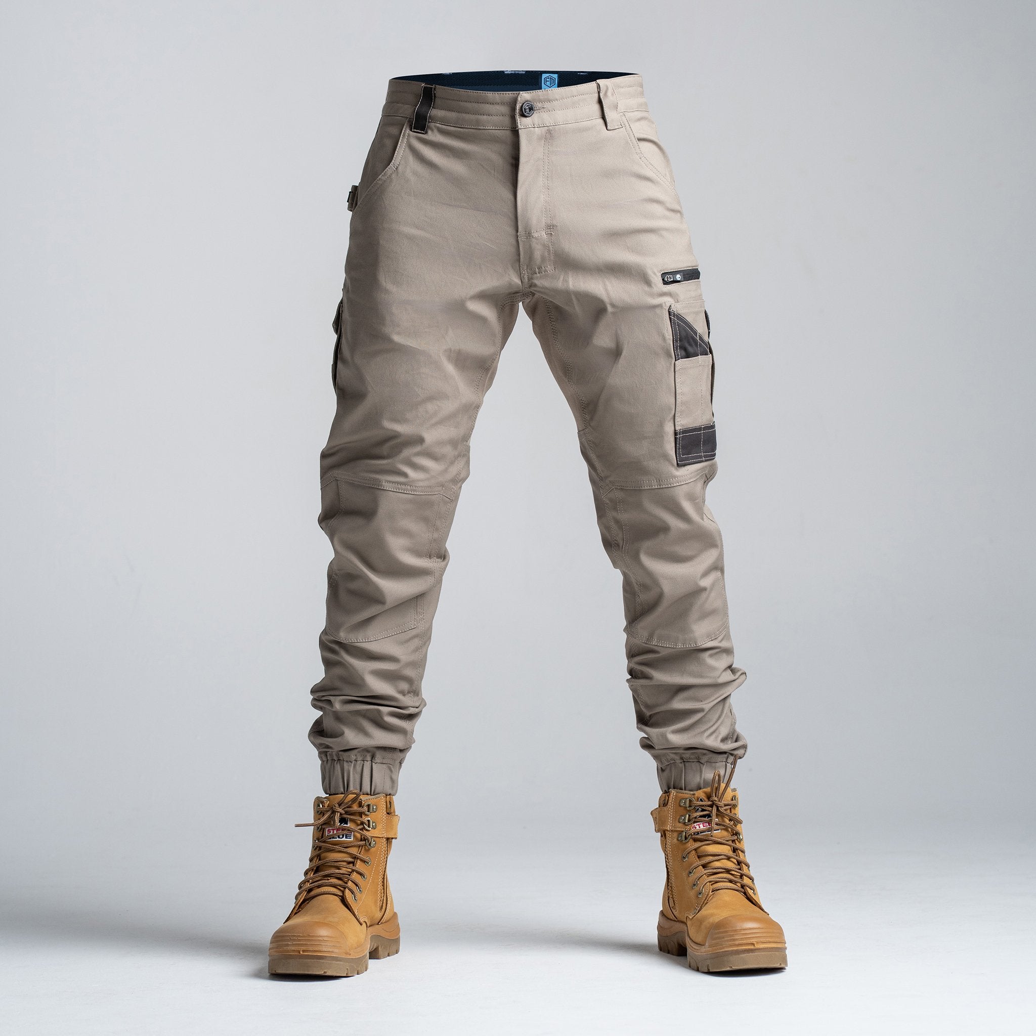 FB1 | Cuff Work Pant -Khaki