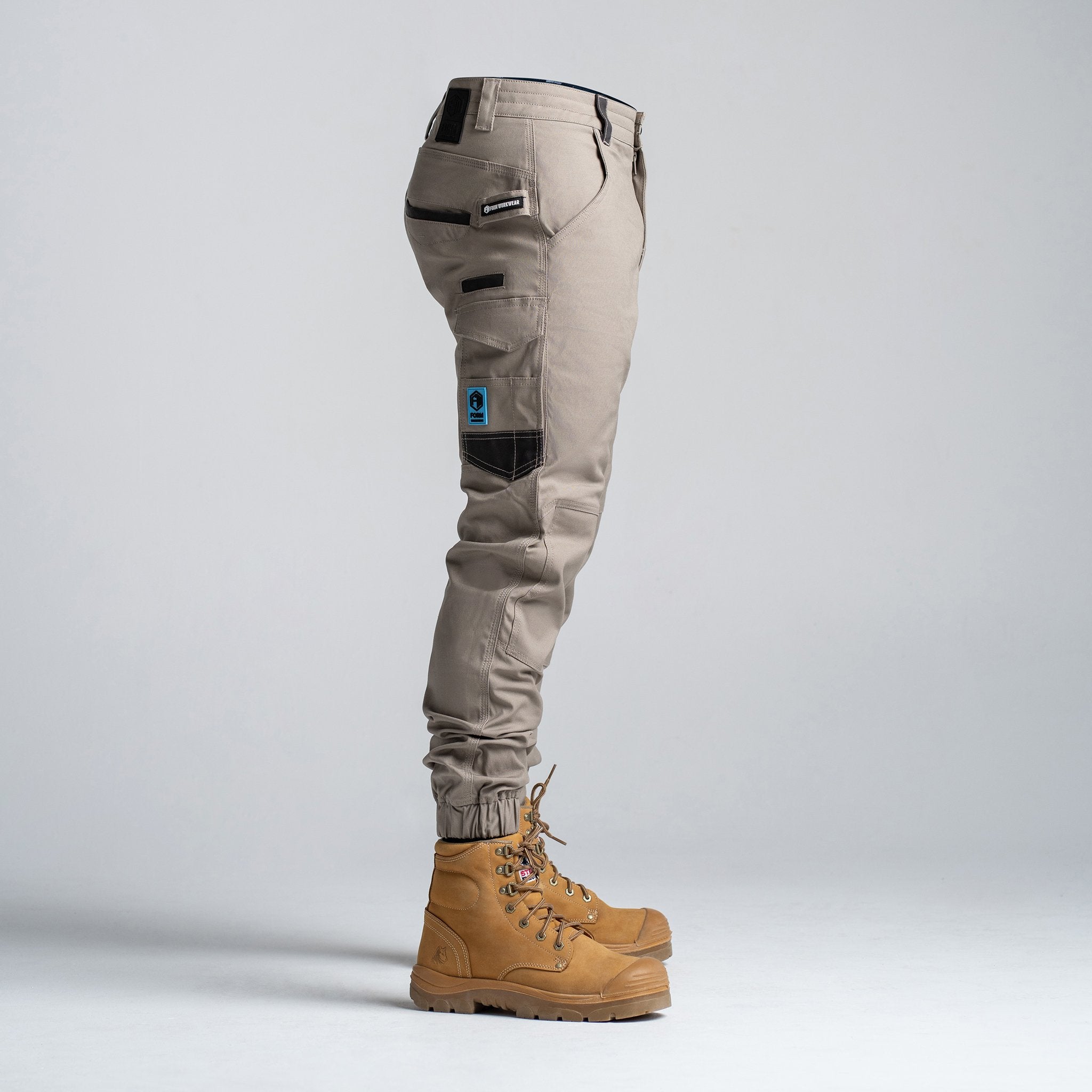 FB1 | Cuff Work Pant -Khaki