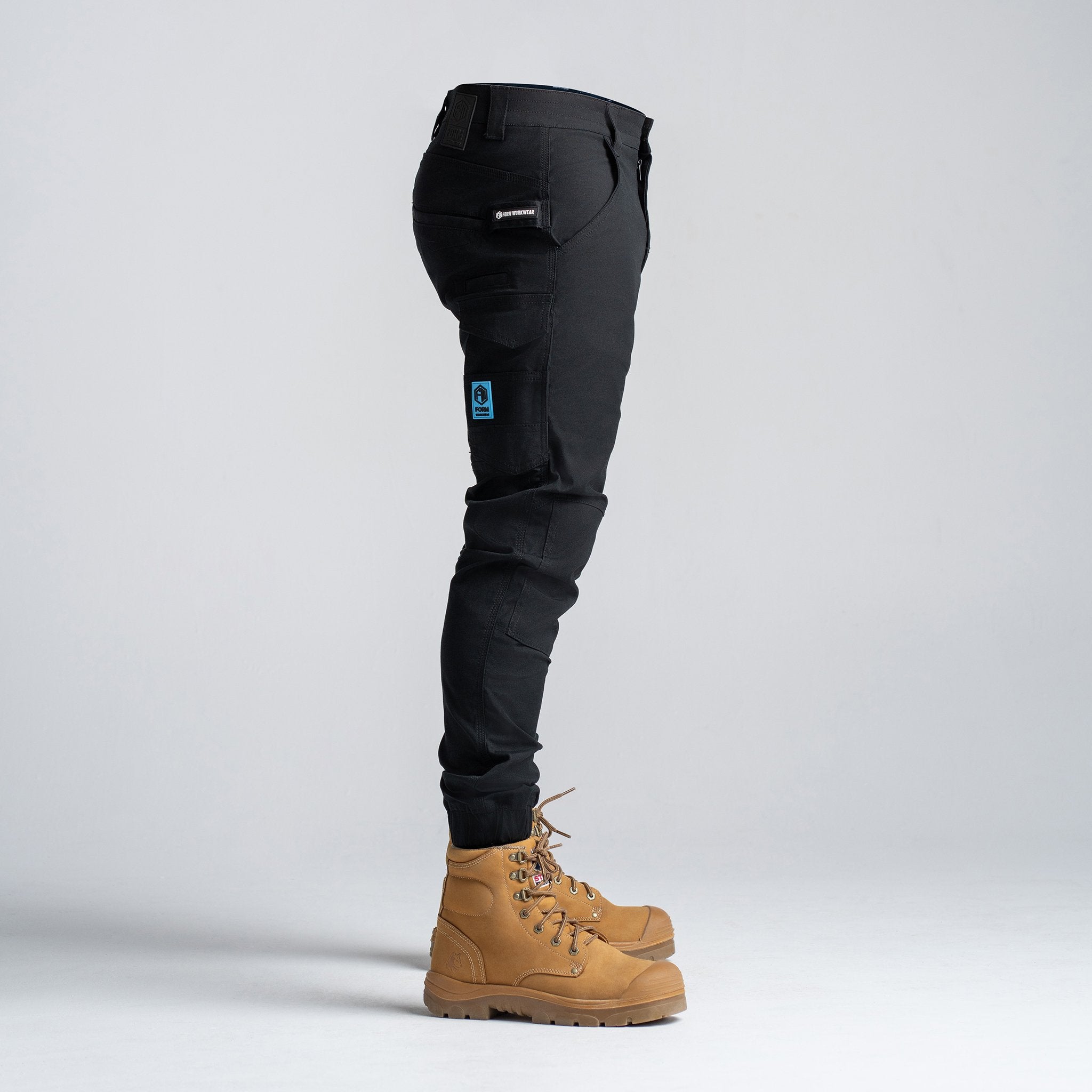 FB1 | Cuff Work Pant -Black