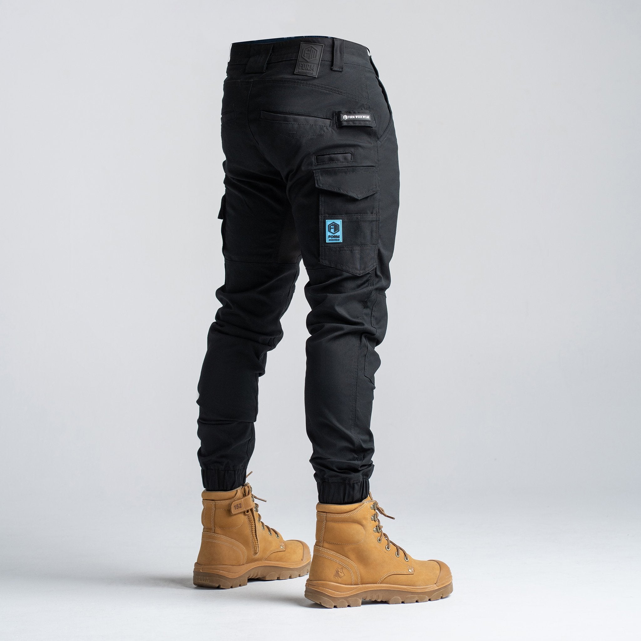 FB1 | Cuff Work Pant -Black