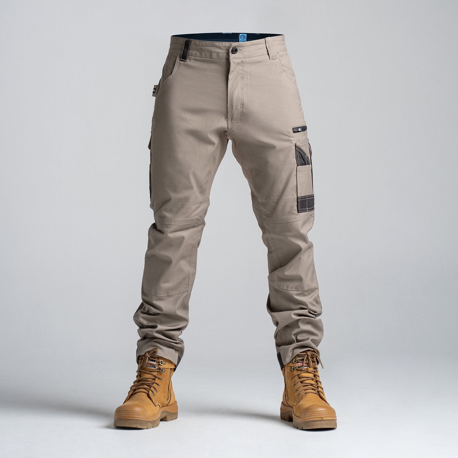 FB2 | Straight Work Pant -Khaki
