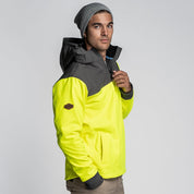 mens green hi vis hoodie form workwear