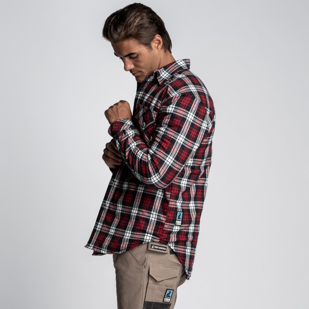 Best Quilted Flannel Work Shirt for Men – Form WorkWear