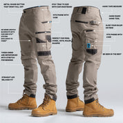 FB2 | Straight Work Pant -Khaki
