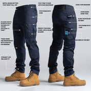 FB2 | Straight Work Pant -Navy