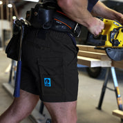 S1 | NDUR™ Canvas Work Shorts – Black