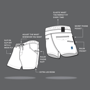 S4 | NYTX™ Stretch Work Shorts – Khaki