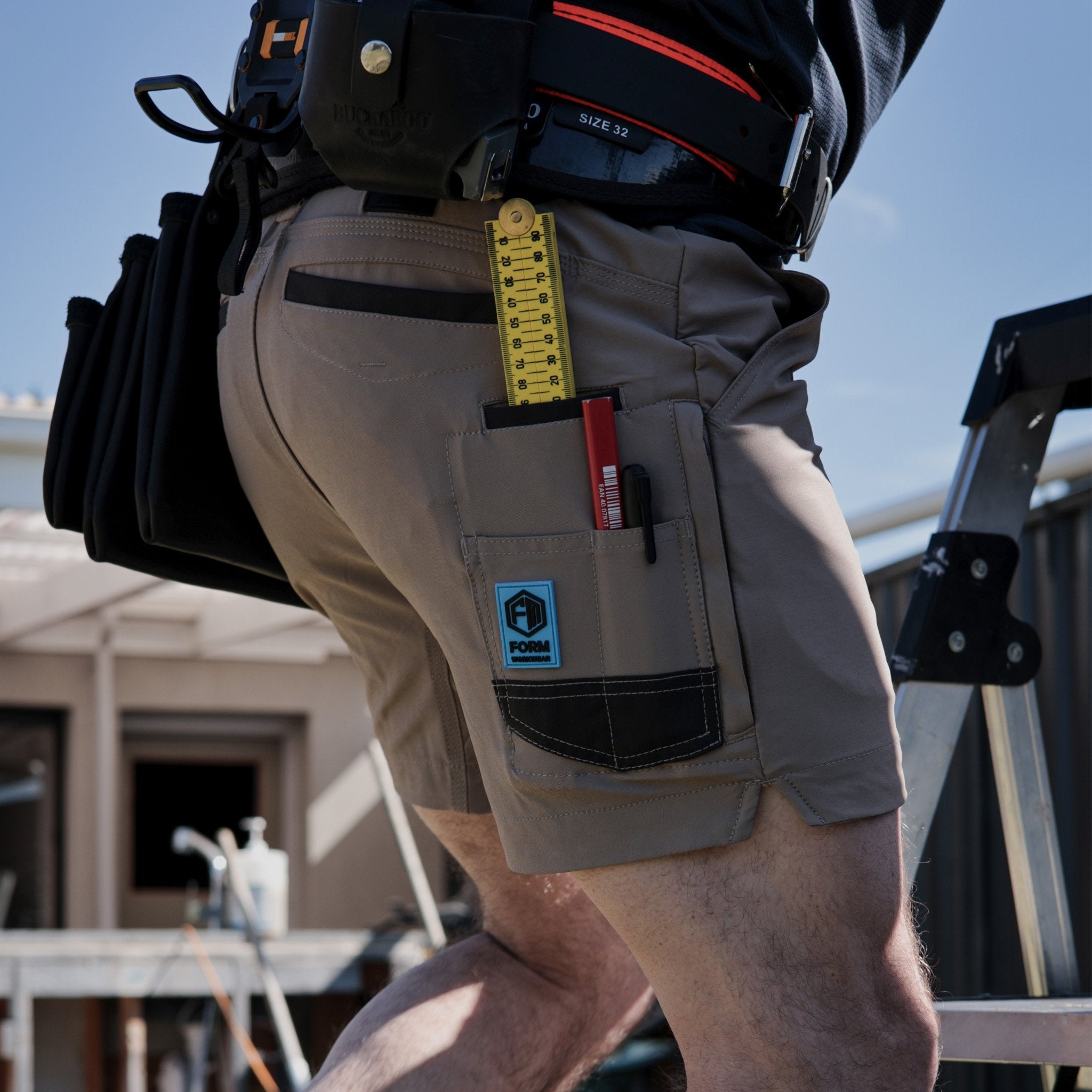 S3 | Light Stretch Shorts -Khaki