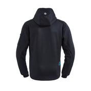 T4 DEXR work hoodie in black, back view