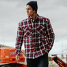 quilted flannelette shirt form workwear